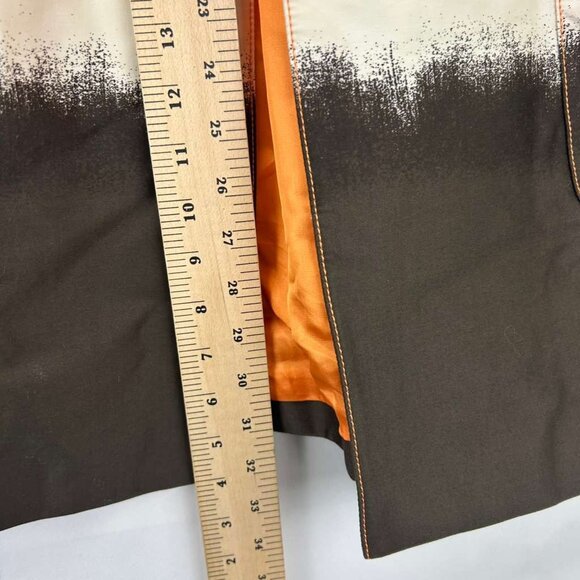 Ellen Tracy Women's XS Gradient Multicolor Short Sleeve Jacket Front Pockets - Picture 5 of 16